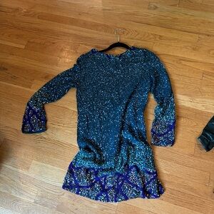 Nicole Miller Atelier sequined dress size 4